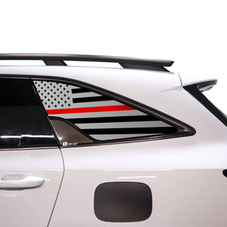 American Flag Rear Quarter Window Vinyl Decal Stickers Fits Kia Sorento 2021 - 2025 - Bogar Tech Designs