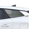 American Flag Rear Quarter Window Vinyl Decal Stickers Fits Kia Sportage 2023 - 2025 - Bogar Tech Designs