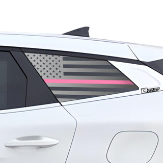 Buy thin-pink-line American Flag Rear Quarter Window Vinyl Decal Stickers Fits Kia Sportage 2023 2024