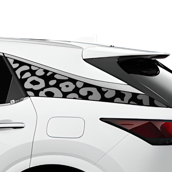 Animal Leopard Cheetah Cow Window Vinyl Decal Stickers Fits Lexus RX 2020 - 2022 - Bogar Tech Designs