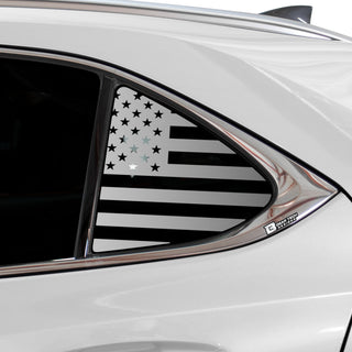 Quarter Window American Flag Vinyl Decal Stickers Fits Lexus UX 2019 - 2025 - Bogar Tech Designs
