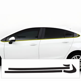 Vinyl Chrome Delete Grille Window Wheel Blackout Decal Stickers Overlay Film Fits Chevrolet Cruze - Bogar Tech Designs