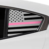 Quarter Window American Flag Vinyl Decal Stickers Fits Mazda 3 Sedan 2019 - 2025 - Bogar Tech Designs