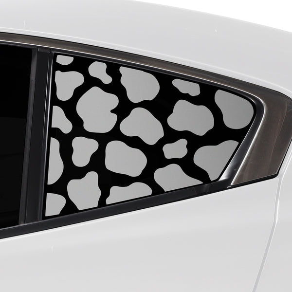 Animal Leopard Cheetah Cow Window Vinyl Decal Stickers Fits Mazda 3 Sedan 2019 - 2024 - Bogar Tech Designs