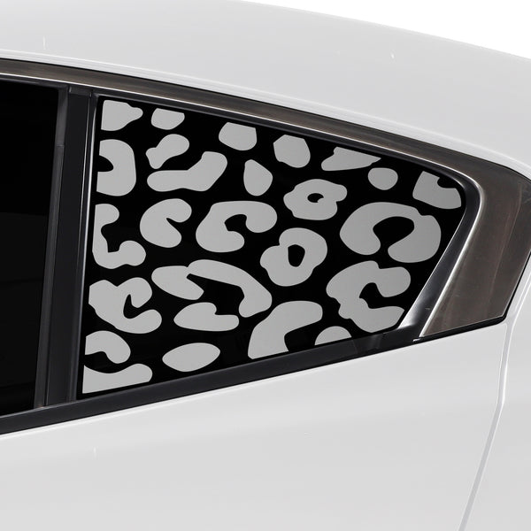 Animal Leopard Cheetah Cow Window Vinyl Decal Stickers Fits Mazda 3 Sedan 2019 - 2024 - Bogar Tech Designs