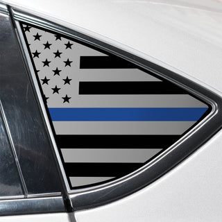 Quarter Window American Flag Vinyl Decal Stickers Fits Dodge Dart 2013 - 2016 - Bogar Tech Designs