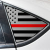 Quarter Window American Flag Vinyl Decal Stickers Fits Dodge Dart 2013 - 2016 - Bogar Tech Designs
