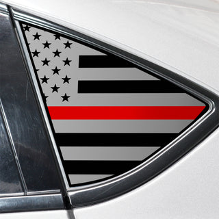 Quarter Window American Flag Vinyl Decal Stickers Fits Dodge Dart 2013 - 2016 - Bogar Tech Designs