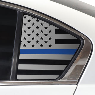 Quarter Window American Flag Vinyl Decal Stickers Fits Honda Accord 2013 - 2017 - Bogar Tech Designs