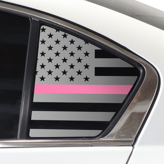 Quarter Window American Flag Vinyl Decal Stickers Fits Honda Accord 2013 - 2017 - Bogar Tech Designs