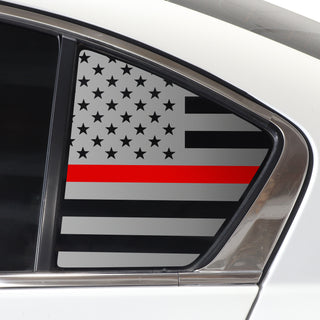 Quarter Window American Flag Vinyl Decal Stickers Fits Honda Accord 2013 - 2017 - Bogar Tech Designs