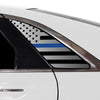 Quarter Window American Flag Vinyl Decal Stickers Fits Lincoln MKZ 2013 - 2020 - Bogar Tech Designs