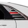 Quarter Window American Flag Vinyl Decal Stickers Fits Lincoln MKZ 2013 - 2020 - Bogar Tech Designs