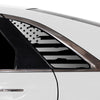 Quarter Window American Flag Vinyl Decal Stickers Fits Lincoln MKZ 2013 - 2020 - Bogar Tech Designs