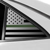 Quarter Window American Flag Vinyl Decal Stickers Fits Toyota Camry 2015 - 2017 - Bogar Tech Designs