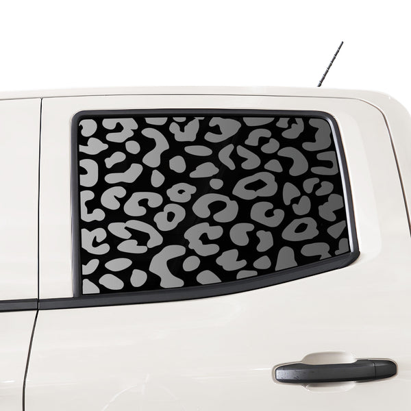 Animal Leopard Cheetah Cow Window Vinyl Decal Stickers Fits Chevrolet Colorado 2015 - 2023 - Bogar Tech Designs