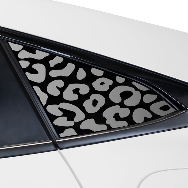 Animal Leopard Cheetah Cow Window Vinyl Decal Stickers Fits Honda Civic 2016 - 2021 - Bogar Tech Designs