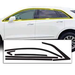 Vinyl Chrome Delete Grille Side Window Rear Blackout Decal Stickers Overlay Film Fits Cadillac XT5 2017 - 2025 - Bogar Tech Designs