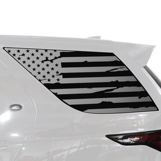 Quarter Window American Flag Vinyl Decal Stickers Fits Land Rover Discovery 2017 - 2025 - Bogar Tech Designs