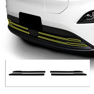 Vinyl Chrome Delete Grille Wheel Rim Rear Blackout Decal Stickers Overlay Film Fits Hyundai Kona 2022 - 2023 - Bogar Tech Designs