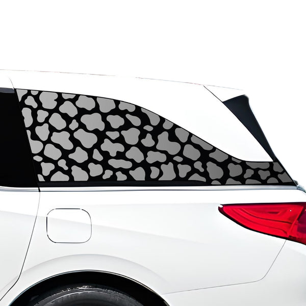 Animal Leopard Cheetah Cow Quarter Window Vinyl Decal Stickers Fits Honda Odyssey 2018 - 2024 - Bogar Tech Designs