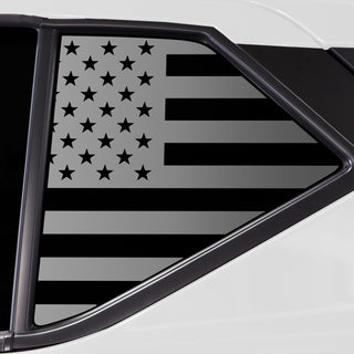 Quarter Window American Flag Vinyl Decal Stickers Fits Nissan Kicks 2018 - 2024 - Bogar Tech Designs