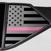 Quarter Window American Flag Vinyl Decal Stickers Fits Nissan Kicks 2018 - 2024 - Bogar Tech Designs