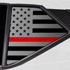 Quarter Window American Flag Vinyl Decal Stickers Fits Nissan Kicks 2018 - 2024 - Bogar Tech Designs