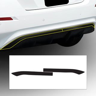 Vinyl Chrome Delete Grille Side Window Rear Blackout Decal Stickers Overlay Film Fits Nissan Leaf 2018 - 2024 - Bogar Tech Designs