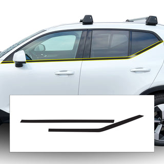 Vinyl Wrap Chrome Delete Grille Side Window Blackout Decal Stickers Overlay Film Fits Volvo XC40 2019 - 2025 - Bogar Tech Designs
