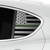 Quarter Window American Flag Vinyl Decal Stickers Fits Alfa Romeo Stelvio 2019 - 2025 - Bogar Tech Designs