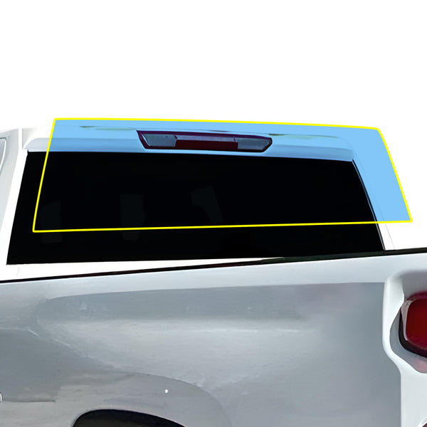 Precut Front Rear Windshield Premium Protection Self Healing Film Kit For Chevrolet Silverado 1500 2019+ - Bogar Tech Designs
