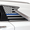 Quarter Window American Flag Vinyl Decal Stickers Fits Infiniti QX50 2019 - 2025 - Bogar Tech Designs