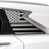 Quarter Window American Flag Vinyl Decal Stickers Fits Infiniti QX50 2019 - 2025 - Bogar Tech Designs