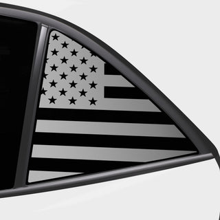 Quarter Window American Flag Vinyl Decal Stickers Fits Toyota Corolla Hatchback 2019 - 2025 - Bogar Tech Designs