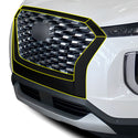 Side Window Skirt Vinyl Chrome Delete Trim Blackout Decal Stickers Overlay Film Fits Hyundai Palisade 2020 - 2025 - Bogar Tech Designs