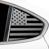 Quarter Window American Flag Vinyl Decal Stickers Fits Alfa Romeo Giulia 2016 - 2025 - Bogar Tech Designs