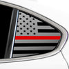 Quarter Window American Flag Vinyl Decal Stickers Fits Alfa Romeo Giulia 2016 - 2025 - Bogar Tech Designs