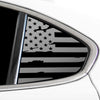 Quarter Window American Flag Vinyl Decal Stickers Fits Alfa Romeo Giulia 2016 - 2025 - Bogar Tech Designs