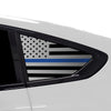 Fits BMW X6 2019 - 2025Quarter Window American Flag Vinyl Decal Stickers - Bogar Tech Designs