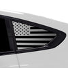 Fits BMW X6 2019 - 2025Quarter Window American Flag Vinyl Decal Stickers - Bogar Tech Designs
