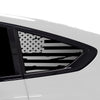 Fits BMW X6 2019 - 2025Quarter Window American Flag Vinyl Decal Stickers - Bogar Tech Designs