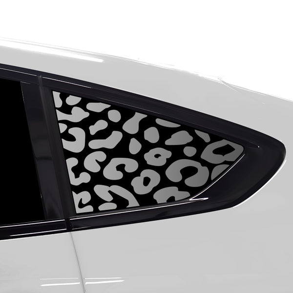 Animal Leopard Cheetah Cow Quarter Window Vinyl Decal Stickers Fits BMW X6 2020 - 2025 - Bogar Tech Designs