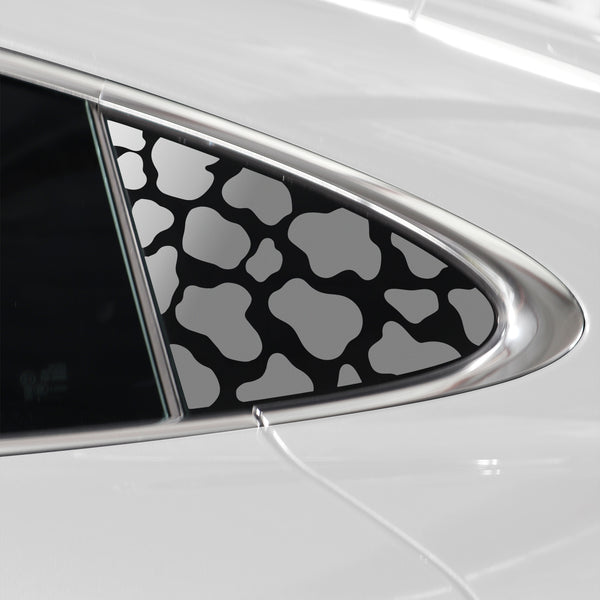 Animal Leopard Cheetah Cow Window Vinyl Decal Stickers Fits Porsche Taycan 2020 - 2024 - Bogar Tech Designs