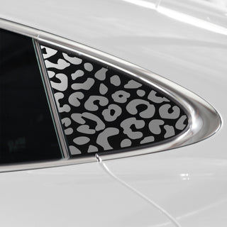 Animal Leopard Cheetah Cow Window Vinyl Decal Stickers Fits Porsche Taycan 2020 - 2024 - Bogar Tech Designs