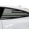 Quarter Window American Flag Vinyl Decal Stickers Fits BMW 4 Series 2021 - 2025 - Bogar Tech Designs