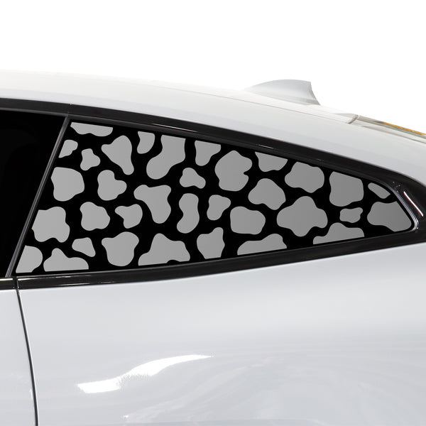 Animal Leopard Cheetah Cow Window Vinyl Decal Stickers Fits BMW 4 Series 2021 - 2024 - Bogar Tech Designs