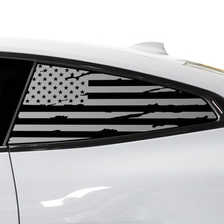 Quarter Window American Flag Vinyl Decal Stickers Fits BMW 4 Series 2021 - 2025 - Bogar Tech Designs