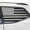 Quarter Window American Flag Vinyl Decal Stickers Fits Volkswagen Atlas 2018 - 2025 - Bogar Tech Designs