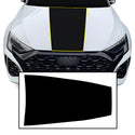 Vinyl Middle Hood Side Skirt Blackout Decal Stickers Overlay Film Fits Audi A3 S3 RS3 2022 - 2024 - Bogar Tech Designs